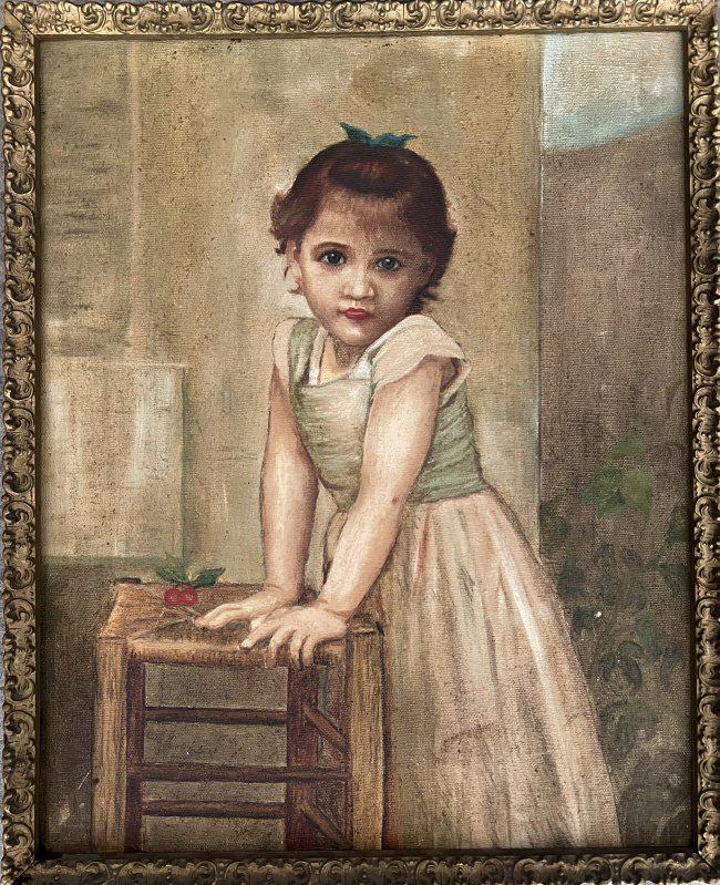 Pierre Auguste Renoir Impressionist French Girl Claude Monet Era Style 100 years old+ (1 of 6)