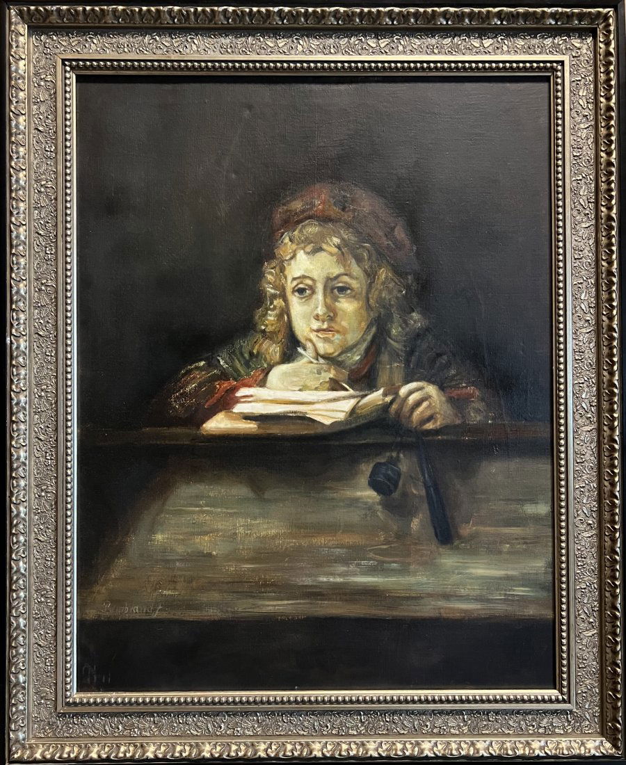 Rembrandt Harmenszoon van Rijn Circle Rubens Dutch Golden Caravaggio era Portrait Female Oil Canvas (1 of 12)