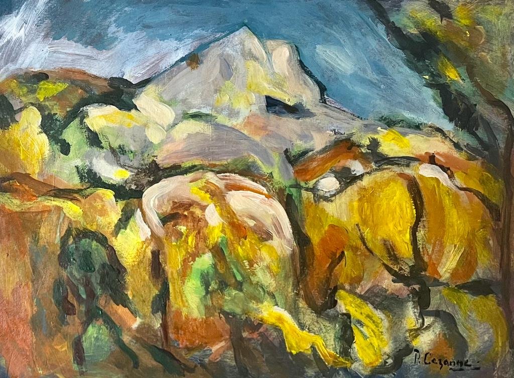 Paul Cezanne French Impressionist Landscape  Van Gogh Monet Manet era Hand painted. (1 of 1)