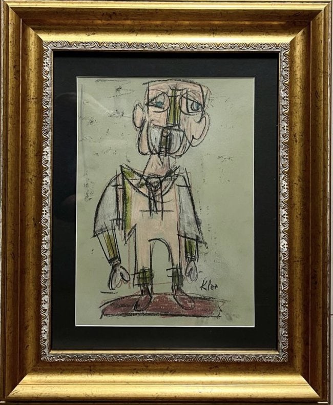 Paul Klee Style of Abstract Surrealism Swiss era  Picasso Monet  Expressionism Hand Painted Signed (1 of 2)