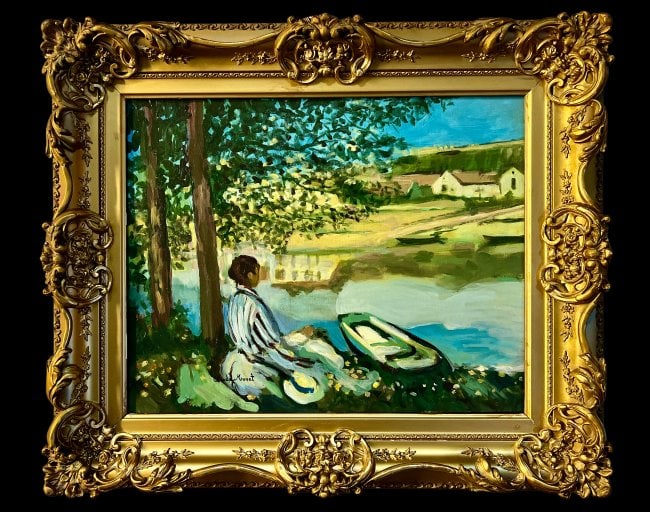 Claude Monet French Impressionist Landscape Seascape Van Gogh Picasso era Oil on canvas (1 of 12)