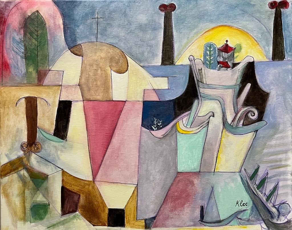 Paul Klee Abstract Surrealism Swiss German Expressionism Picasso Dali Monet era oil Canvas (1 of 7)