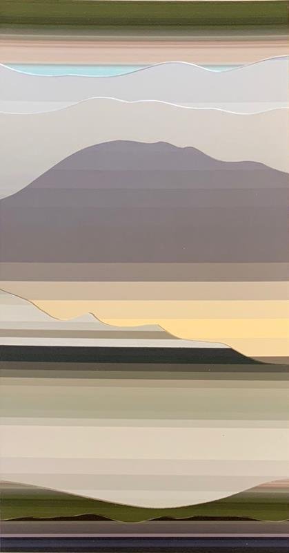 Matt Frieburghaus: Ash Deposit, 2019 Collage signed verso 9 7/8 x 5 inches unframed WAAM was founded in 1919 by artists seeking to foster their fellow artists by providing exhibition space and building a strong communit