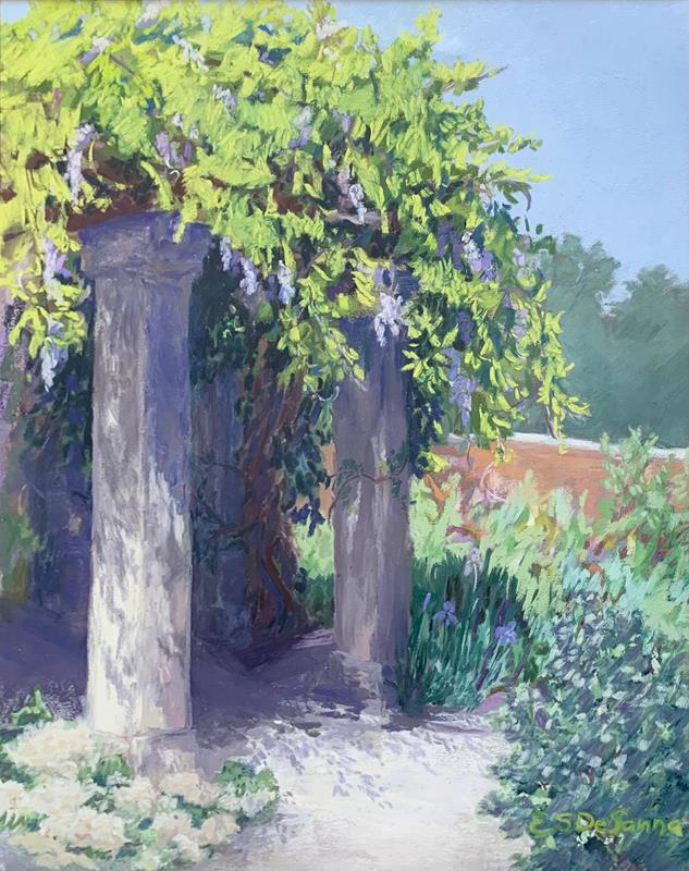 ES DeSanna: Pergola, 2008 pastel on paper signed lower left 14 x 11 inches framed WAAM was founded in 1919 by artists seeking to foster their fellow artists by providing exhibition space and building a strong com