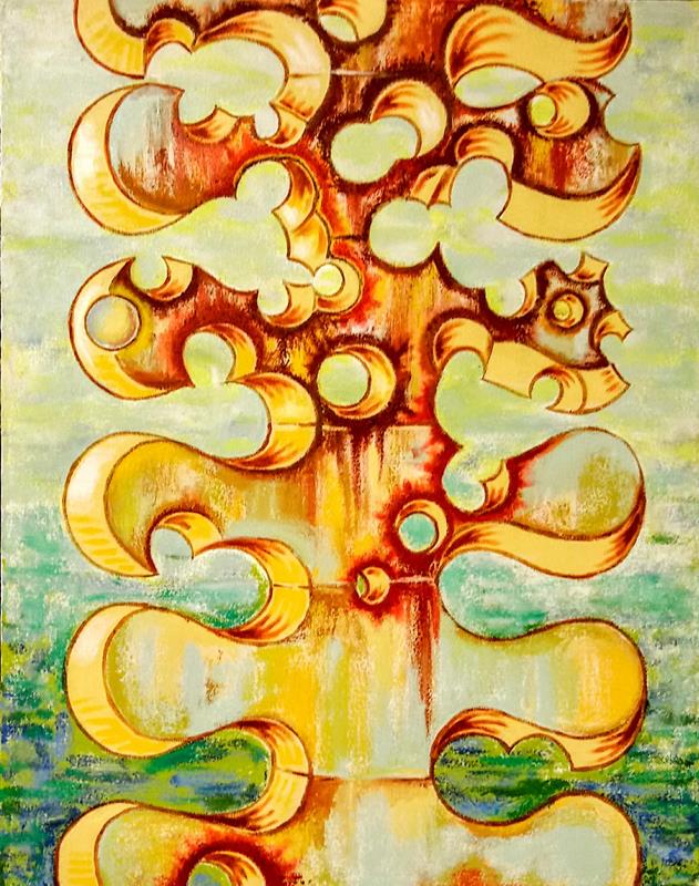 Brian Fekete: Spine No.59, 2016 oil on canvas signed verso 28 x 22 inches unframed, finished canvas WAAM was founded in 1919 by artists seeking to foster their fellow artists by providing exhibition space and build