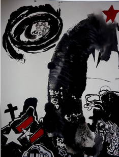 Daniel Boyer, Gothic Painting: Gouache on paper 2013 size:15" x 11"