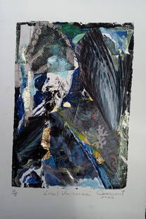 Susan Caumont, Local Universe: Print and mixed media date created:2022 size:8.5" x 5.5"