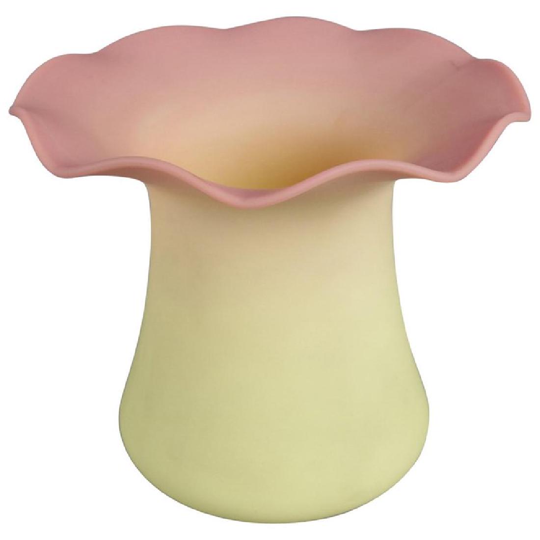 Antique Peach Blow Glass Mount Washington Blown Vase (1 of 11)