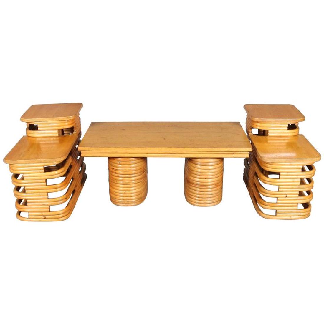 Mid-Century Modern Paul Frankl School Teak Table Set (1 of 14)