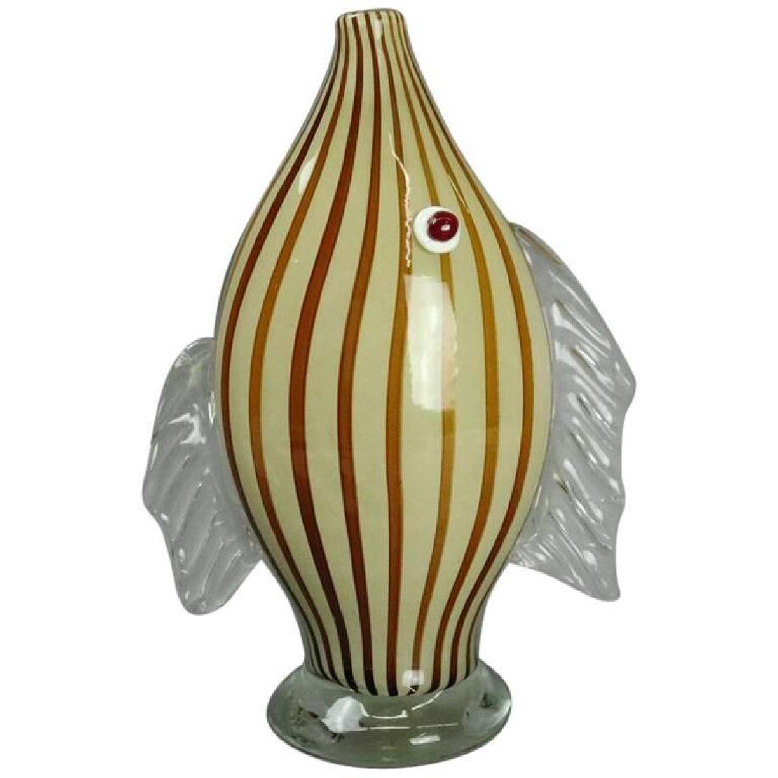 Mid-Century Modern Murano Mouth Blown Art Glass Fish (1 of 7)