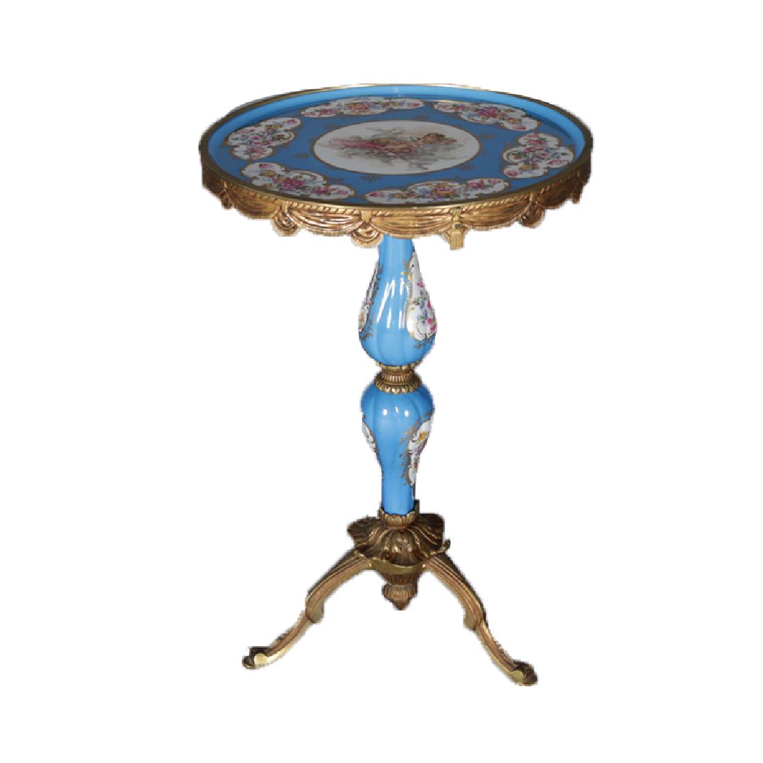 Sevres School Porcelain & Gilt Bronze Low Table (1 of 17)
