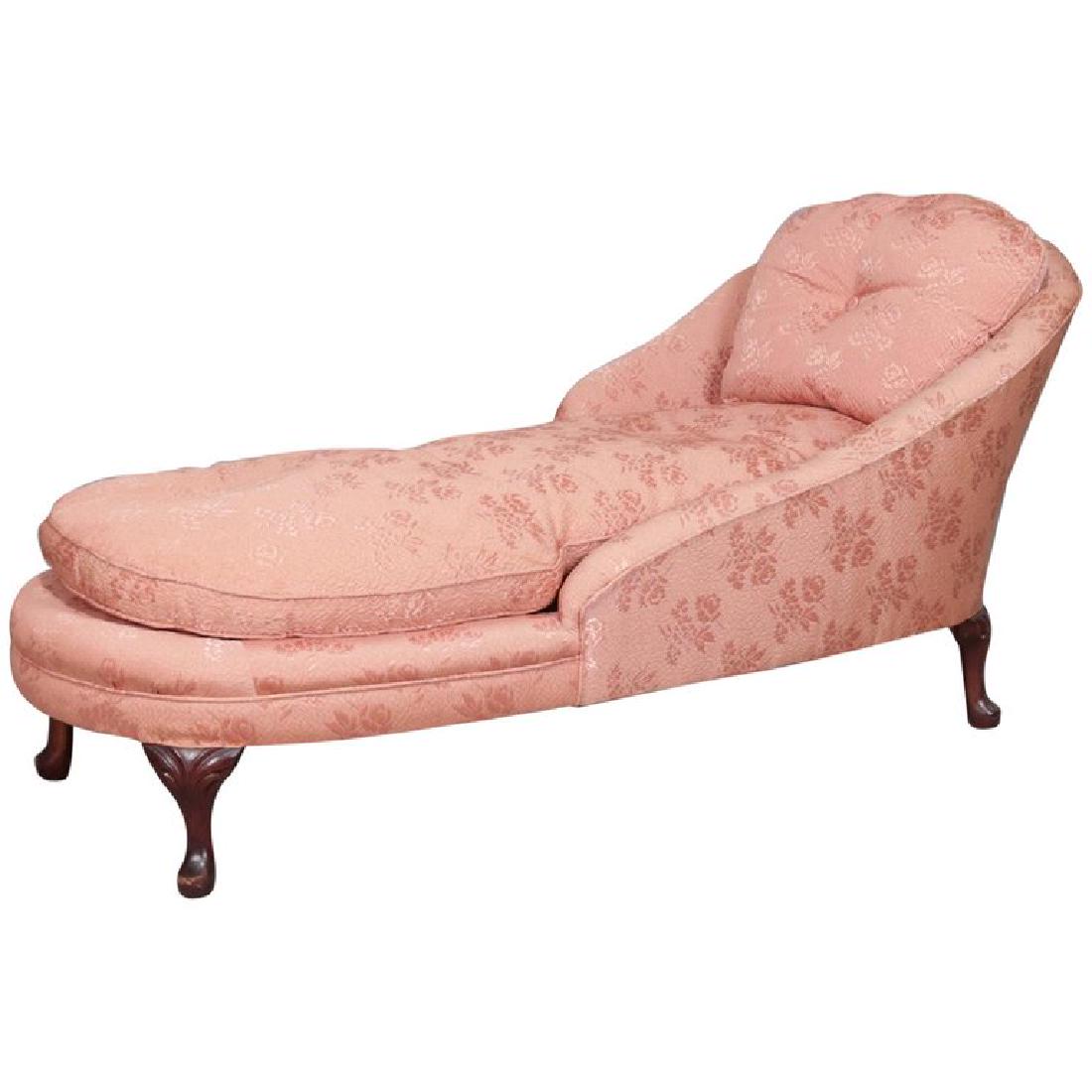 Antique French Art Deco Style Upholstered Recamier (1 of 9)