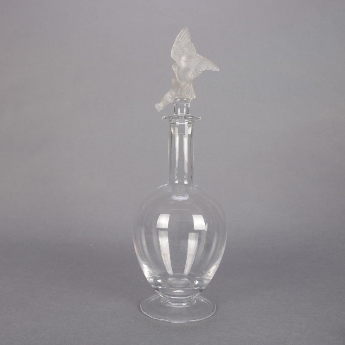 Crystal Faberge Figural Dove Liquor Decanter, Signed (1 of 7)