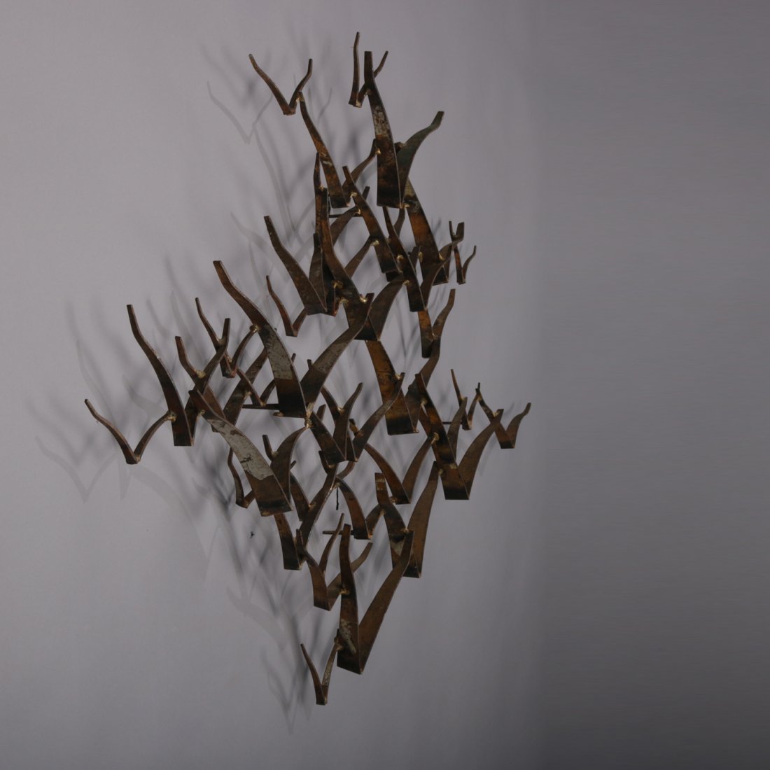 Mid Century Modern Abstract Seagull Wall Sculpture (1 of 7)