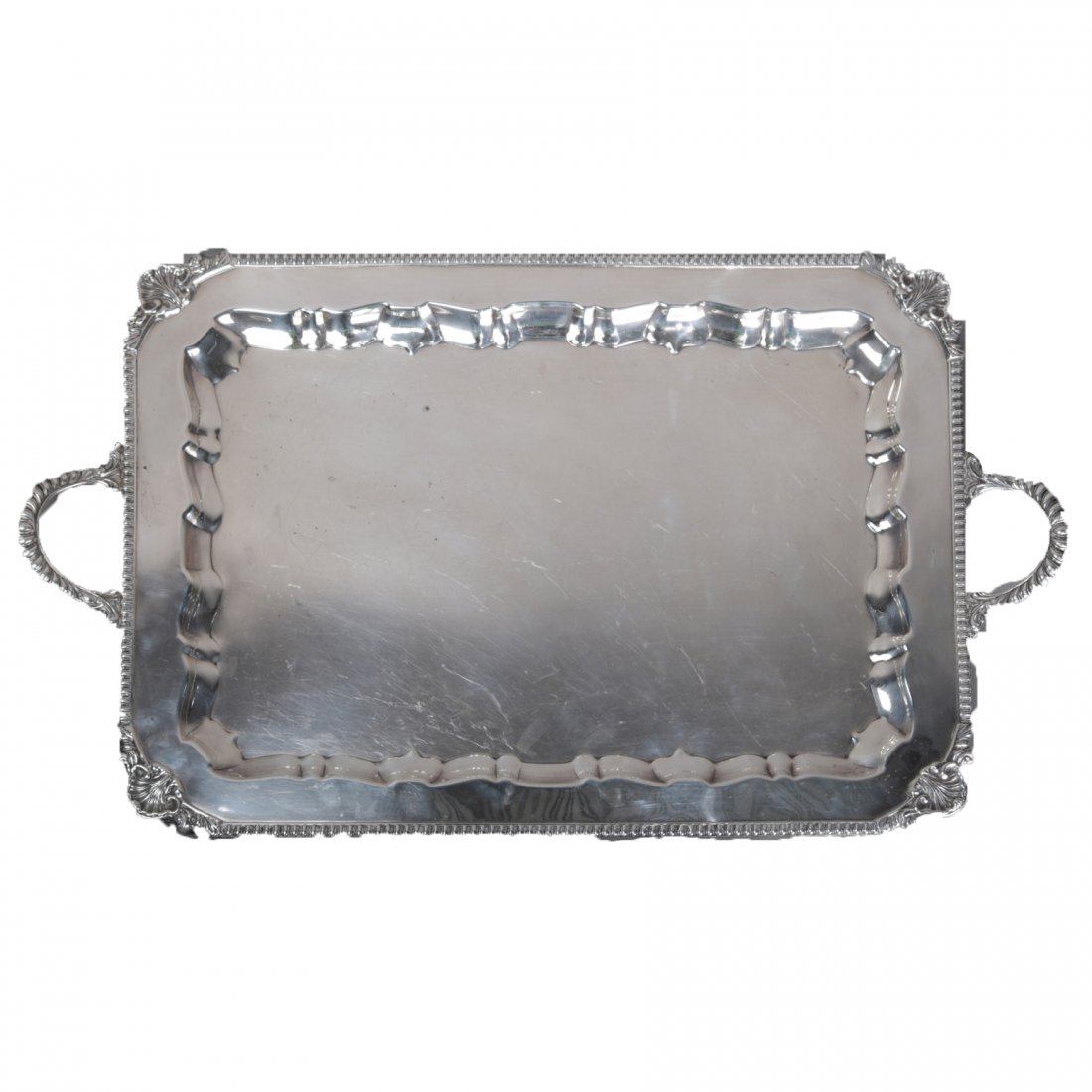 Sterling Silver Double Handle Tray, 119.02 toz (1 of 9)