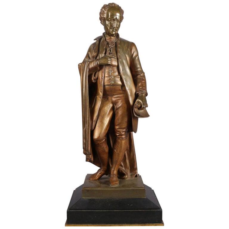 Antique Bronzed Portrait Sculpture of Daniel Webster (1 of 13)