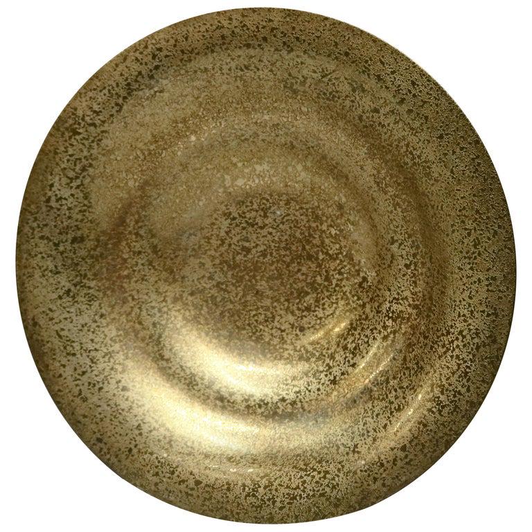 Antique Arts & Crafts Tiffany Studios Gilt Bronze Plate (1 of 7)