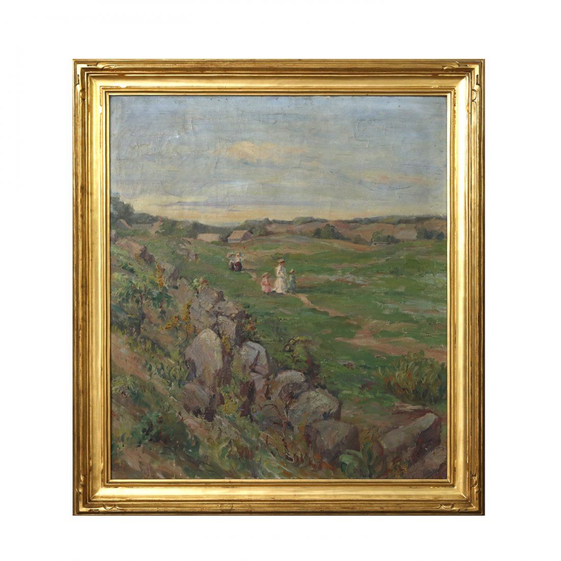 Lg Pennsylvania Impressionist Painting, E. Groome c1920 (1 of 9)