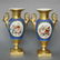 Antique French Old Paris Figural Hand Painted Vases - 11