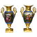 Antique French Old Paris Figural Hand Painted Vases