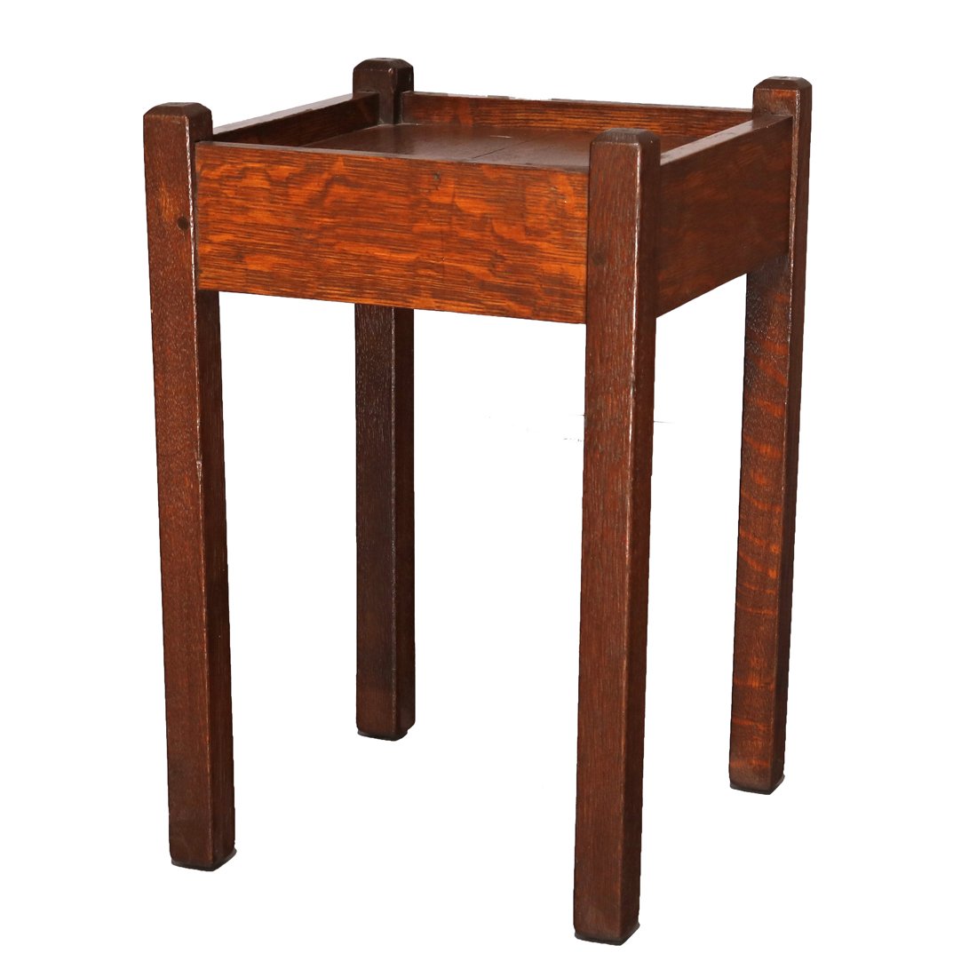 Arts & Crafts Stickley School Mission Oak Plant Stand (1 of 9)
