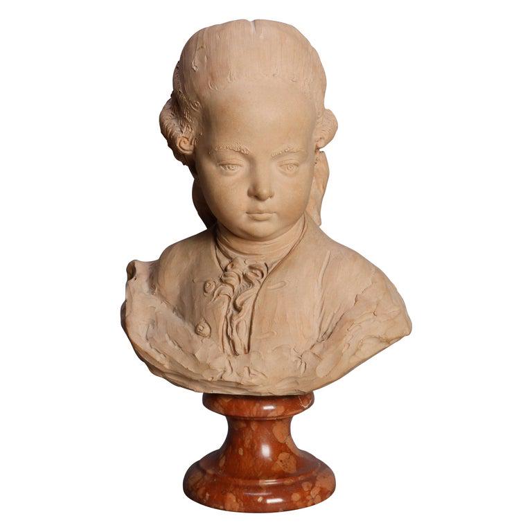 Antique German Terracotta Young Beethoven Bust (1 of 11)