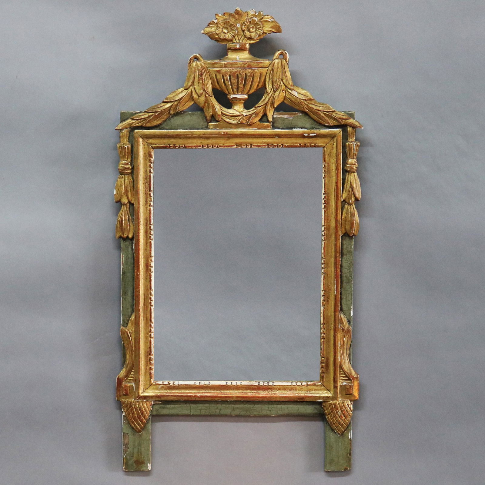 Fluer de Lis Giltwood Mirror, c1830 (1 of 8)