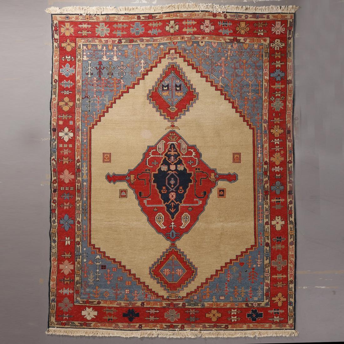 Vintage Persian Serapi Tribal Wool Carpet, 20th Century (1 of 7)
