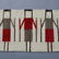 Antique Figural Navajo Wool 3-Figure Yei Rug, c1930 - 3