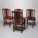 Arts & Crafts Mission Oak Stickley Style Chairs c1910 - 4