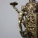 Figural Cherub Bronze & Mahogany Wall Sconces - 7