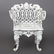 Antique Figural Cast Iron Victorian Garden Chairs - 3