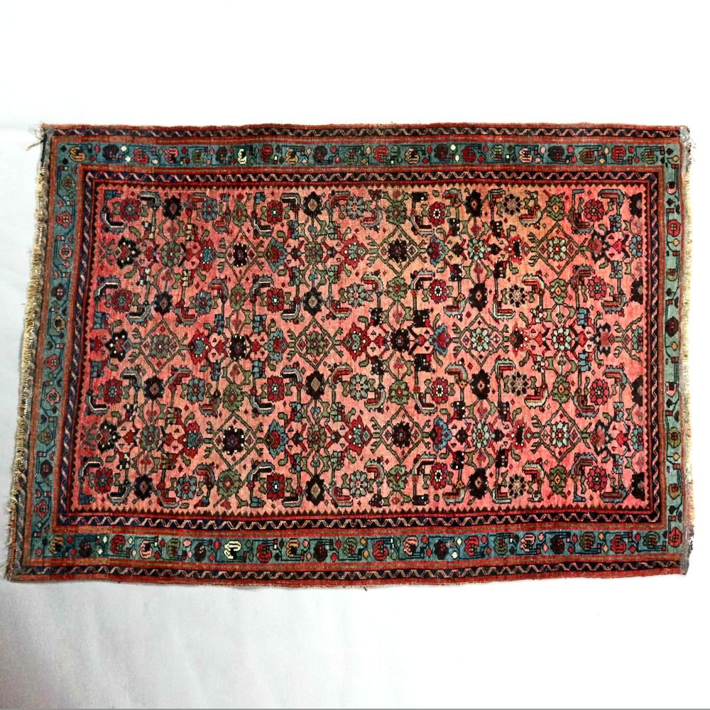 Antique Persian Bidjar Persian Oriental Rug, c1920 (1 of 8)