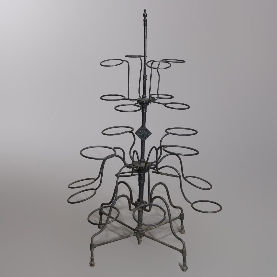 Tiered Wrought Iron Patio Garden Plant Display Stand (1 of 7)