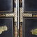 Vintage Chinese Ebonized Screen with Carved Hardstone - 8