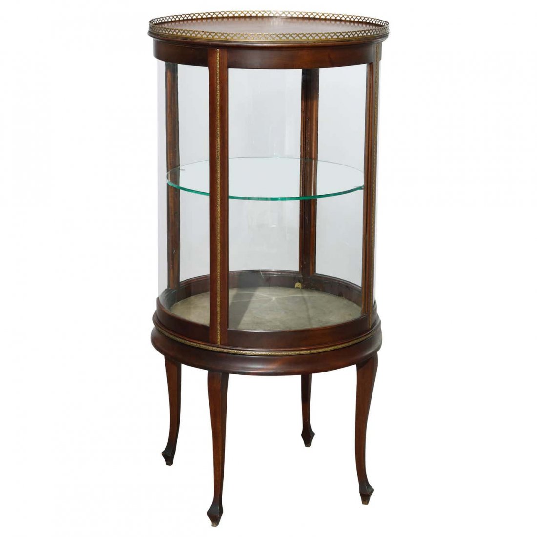 French Mahogany & Ormolu Round Vitrine, c1910 (1 of 15)