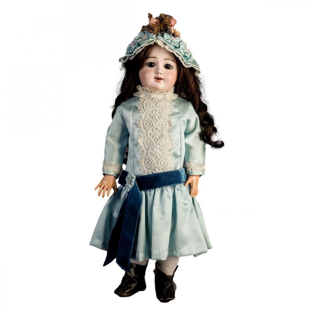 Antique French Jumeau Eden Bebe Doll, 21"h (1 of 20)