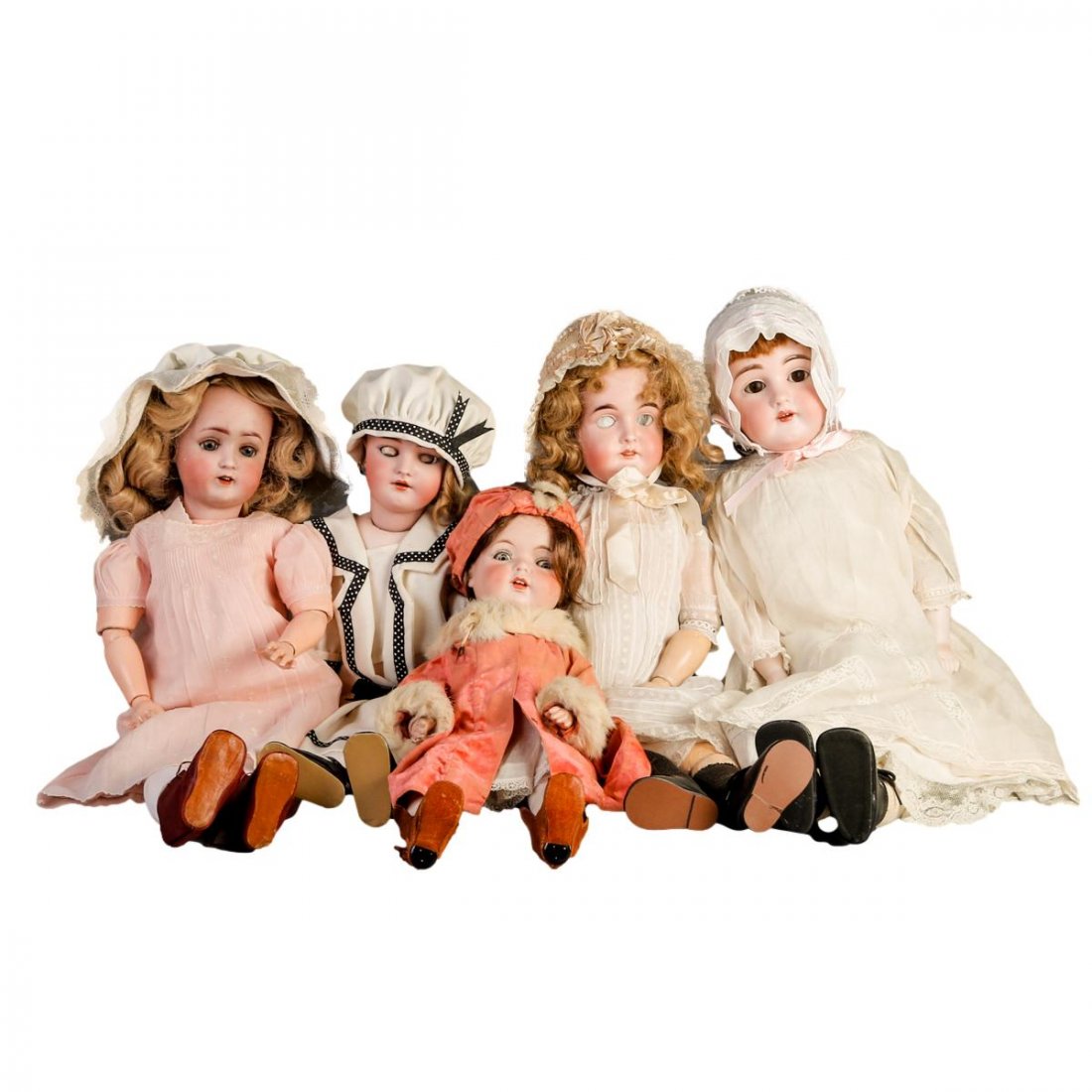 Antique Dolls incl Fulper, Handwick, Germany (1 of 20)