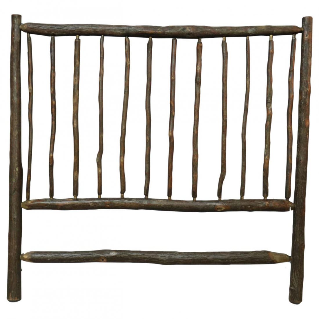 Rustic Adirondack Old Hickory Style Stick Form Headboad (1 of 10)