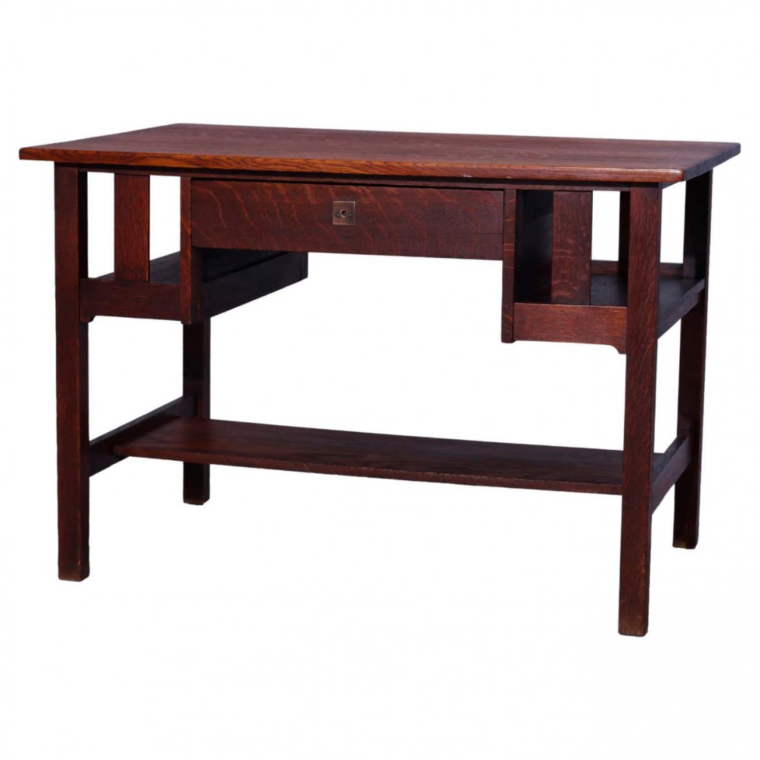 Antique Arts & Crafts Stickley Bros. Mission Oak Desk (1 of 16)