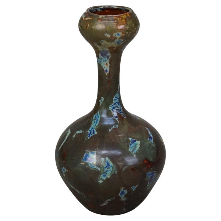 Antique Webb Roman Shard Art Glass Vase Circa 1910 (1 of 7)