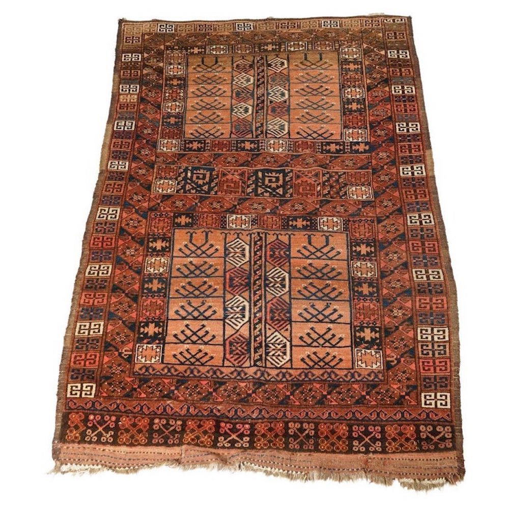 Antique Persian Baluch Oriental Wool Rug, c1910 (1 of 16)