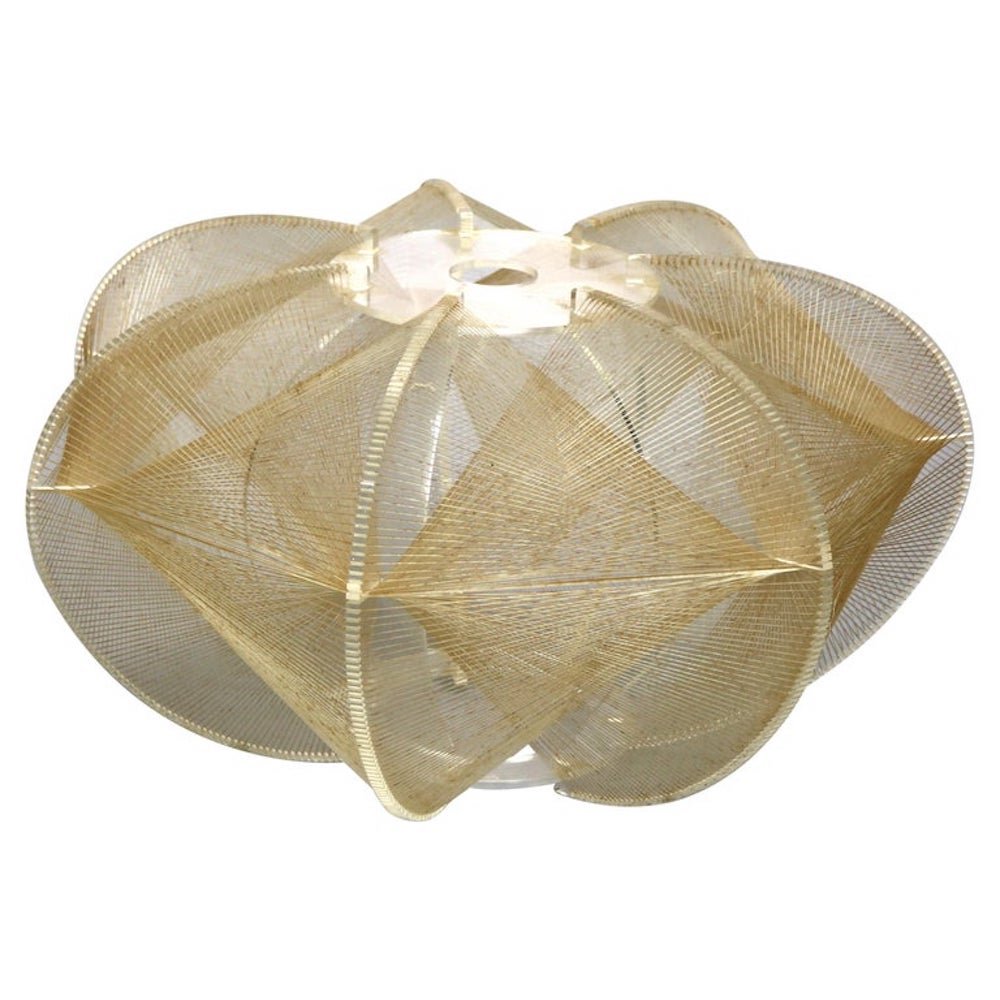 Antique Mid-Century Modern Lucite & Nylon Light Shade, 20th C (1 of 12)