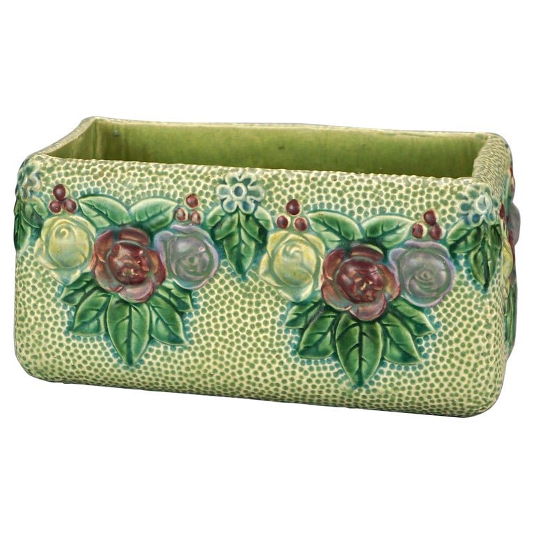 Antique Roseville Rozane Art Pottery Window Box Planter  c1920 (1 of 7)