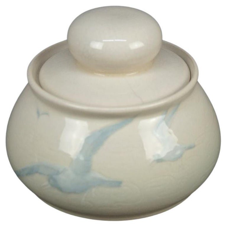 Rookwood Art Pottery Biscuit Jar Dated 1905 Artist John Dee Wareham (1 of 6)