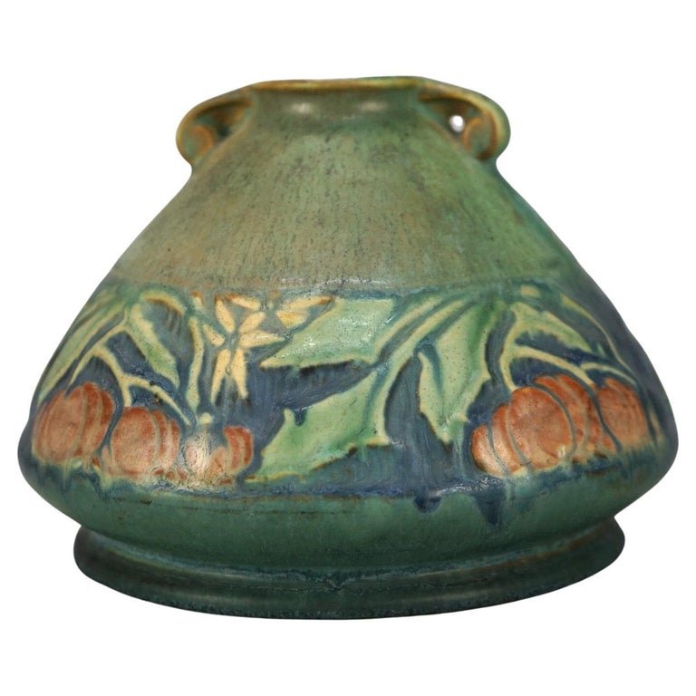 Antique Roseville Art Pottery Baneda Vase Circa 1930 (1 of 5)