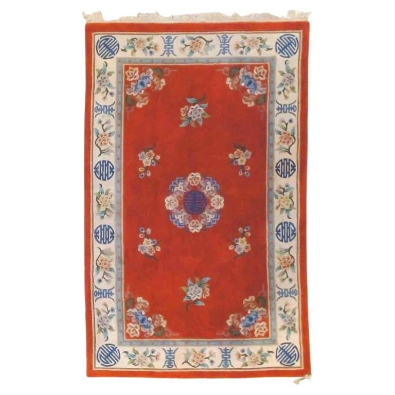 Chinese Nichols Oriental Rug, 112" x 65.5",  Circa 1940 (1 of 11)