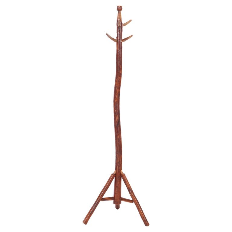 Antique Old Hickory Stye Adirondack Stick Form Branch Hat Rack 20th C (1 of 8)