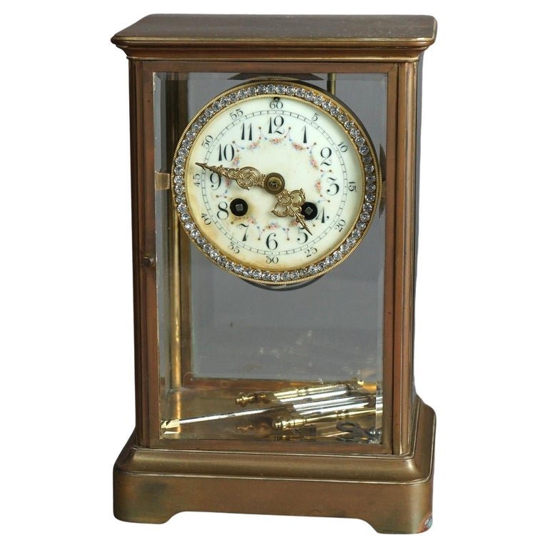 Antique Tiffany & Co. School Crystal Jeweled Regulator Clock 19th C (1 of 14)