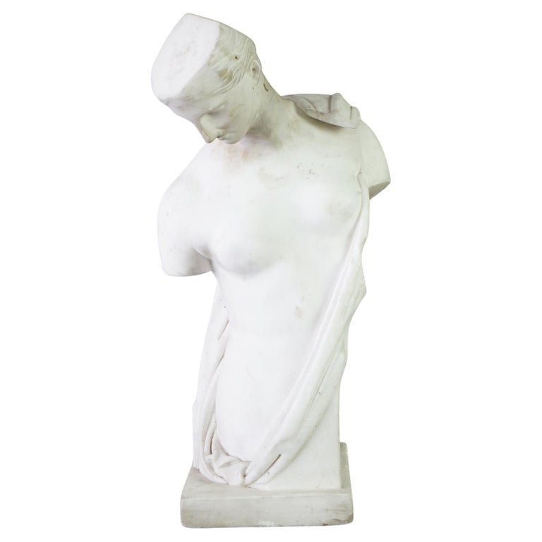 Neoclassical Italian Marble Sculpture, Psyche of Capua, Signed Gaëta Rossi Fece (1 of 17)